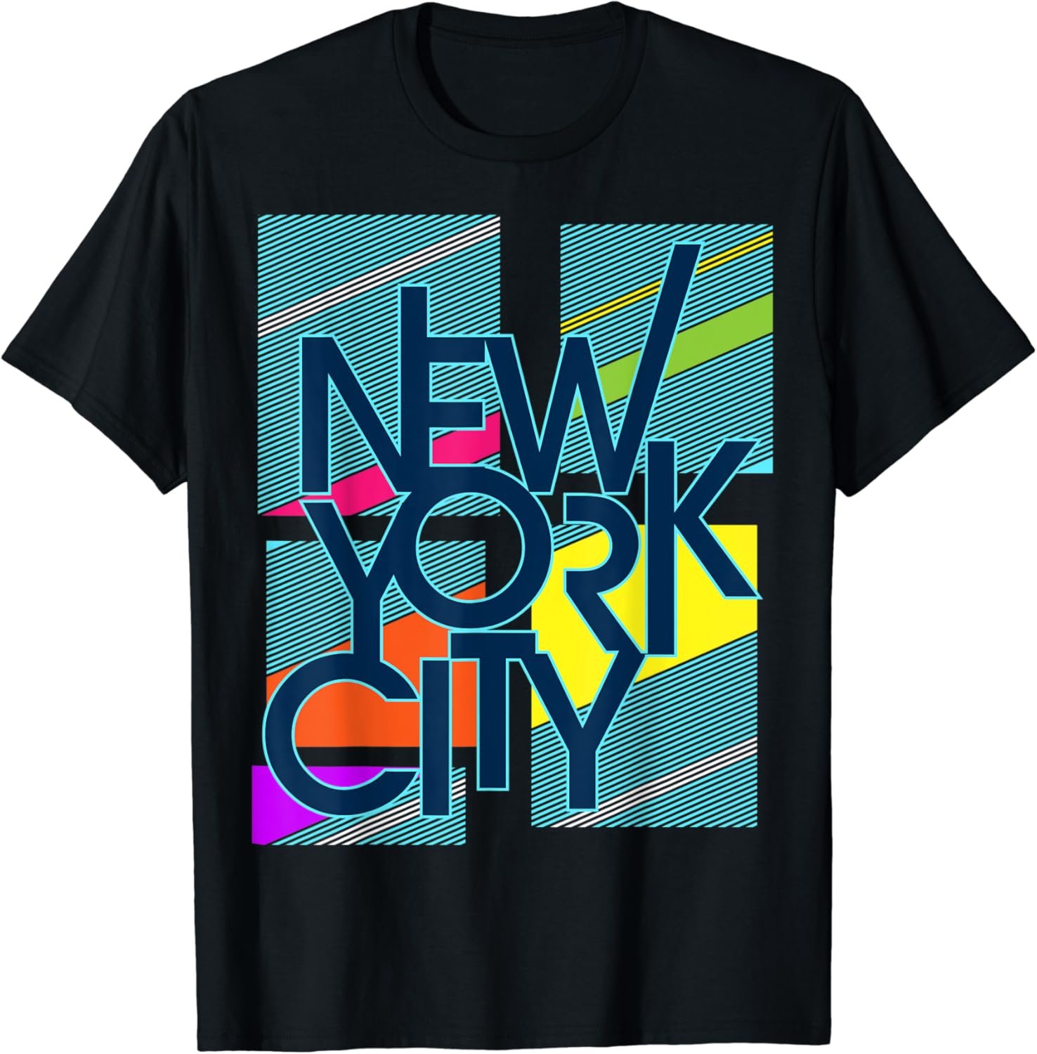 New York City Tee Shirt, Urban NYC Fashion Graphic Style TShirt